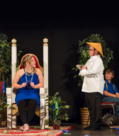Dinner theatre for middle school students